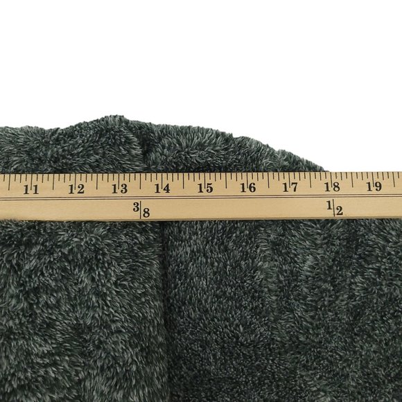 White Mark Sherpa Full Zip Hoodie Sweater Jacket Size M Fleece Pockets Gray NEW - Picture 4 of 16